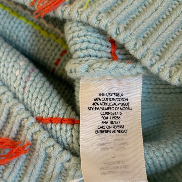 Alice + Olivia Blue Multicolor Plaid Sweater Vest size Small - Picture 10 of 13